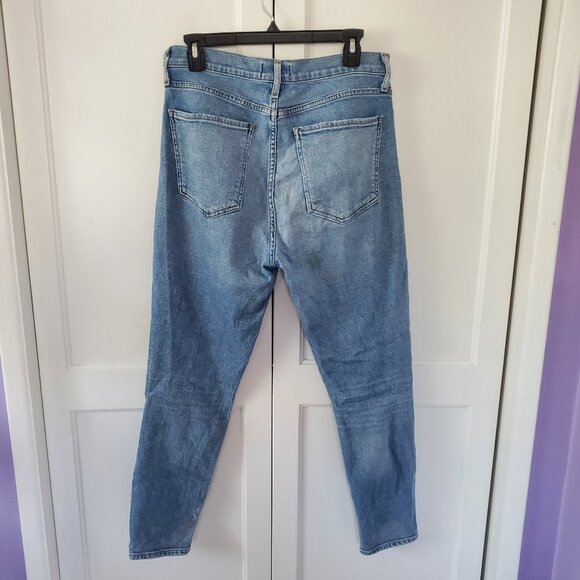 Women's Agolde Nico High Rise Light Blue Jeans - Picture 3 of 4